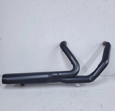 Cabezales de escape Harley-Davidson Street Glide escudos negros Touring M8 65600176 Foto 1 de 4