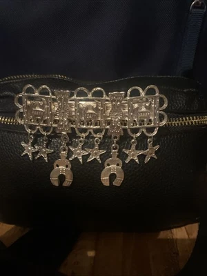 Hair Barrette with charms stars, and what appears to be dancers - Image 1 of 4