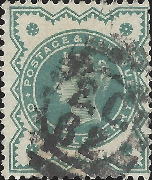 Great Britain Scott #78 Used VF 1/2p 1880-1891 Queen Victoria Stamp CV 26.00 - Image 1 of 1