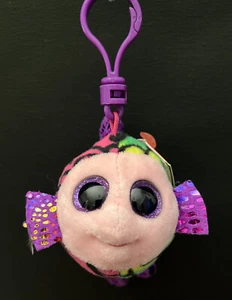 Ty Beanie Boos Key Clips - FLIPPY the FISH - 2017 - Retirado - MWMT - Imagen 1 de 5