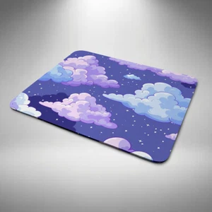 Clouds Mouse Mat Pad Laptop Desktop Computer Office Gift Blue and Purple Cloud 5 - Picture 1 of 1