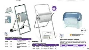 DISPENSER DISTRIBUTORE PORTA BOBINE ASCIUGATUTTO ASCIUGAMANI CARTA IGIENICA - Bild 1 von 35