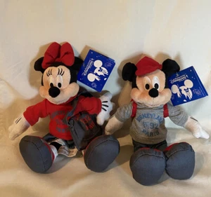 Mickey & Minnie Mouse Disneyland Paris 1992 Vintage Plush with Original Tags  - Bild 1 von 7