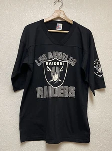 VTG LA Raiders NFL T-Shirt 1Black Los Angeles Oakland Single Stitch Sz L - Picture 1 of 9