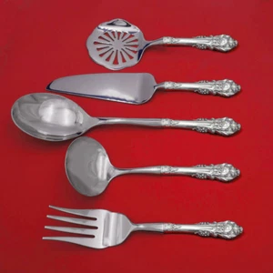 Sir Christopher by Wallace Sterling Silver Thanksgiving Set 5pc HH WS Custom - Picture 1 of 2