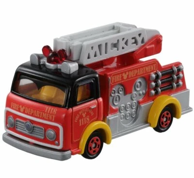 Tomica Disney Motors DM-17 Fire Truck Mickey Mouse tentative - Image 1 of 3