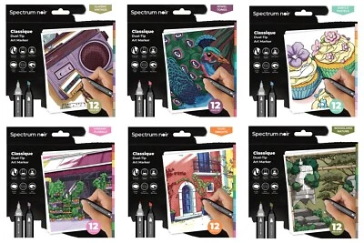 Spectrum Noir - Classique - 12 Pen Pack - New Packaging - Crafter's Companion - Image 1 of 4