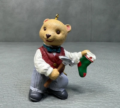 Hallmark "Papa Bearinger" 1993 adorno de árbol de Navidad Foto 1 de 3