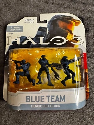 NEW Halo 3 BLUE TEAM Heroic Collection McFarlane Toys NIB Action Figures - Image 1 of 4
