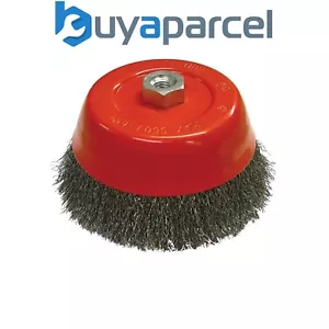 Faithfull 0115014130 Wire Cup Brush 150mm M14x2, 0.30mm Steel Wire FAIWBC150 - Picture 1 of 1