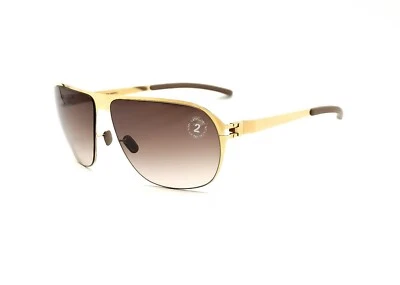 Gafas de sol Mykita No.1 Campbell Col. 13 doradas/marrones lentes degradadas 62 nuevas Foto 1 de 4