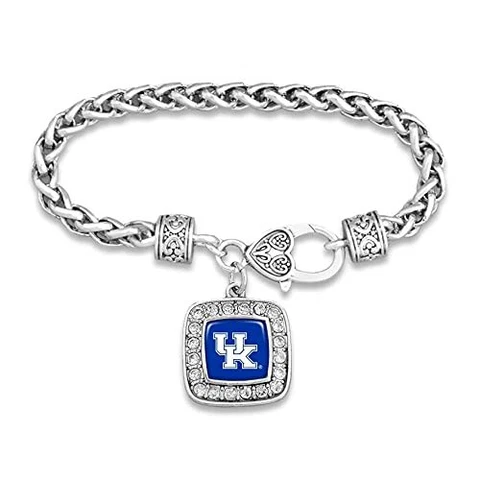 47749 Kentucky Wildcats Rhinestone Square Pendant Bracelet Cover