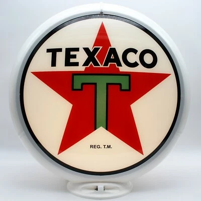 Globo bomba de gas TEXACO STAR 13,5" - ¡SE ENVÍA COMPLETAMENTE MONTADO! ¡LISTO PARA TU BOMBA!! Foto 1 de 4