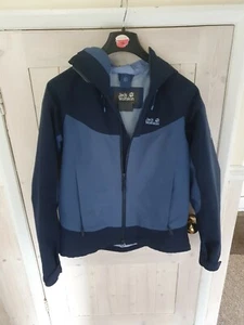 Women’s Jack Wolfskin Texapore Blue Jacket Size 8/10 Windproof Winter - Picture 1 of 5