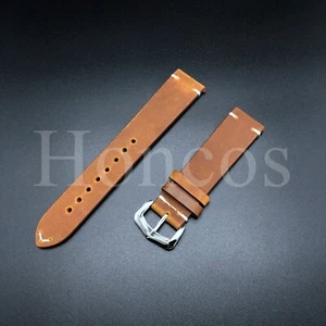 18-22 MM Genuine Soft Leather Watch Band Strap Vintage Oil Fits for Longines YL - Picture 1 of 4
