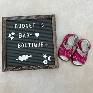 SALTWATER Bright Pink Sandals Size 4 Toddler - Picture 1 of 2
