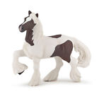 PAPO Horses and Ponies Skewbald Irish Cob Toy Figure, Brown/White (51513)