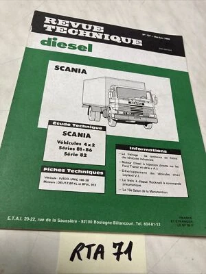 Camion Scania 4x2 Serie 81 - 86 - 82 Revisione Tecnica Diesel Automobile Rtd - Immagine 1 di 4