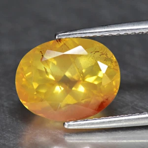 4.01Ct Phenomenal Quality 100% Natural Orange Yellow Andesine _ Brazil - Picture 1 of 1