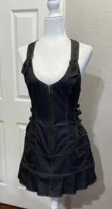 Vestido de colección para mujer Y2K Zemal con cremallera gris talla M (46) nuevo sin etiquetas sexy - Imagen 1 de 21