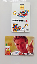 Télécartes " Roland Garros 97 et Liptonic Jimmy Connors "1993-97