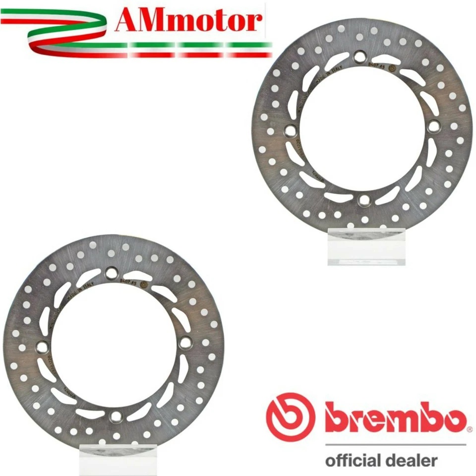 Disques De Frein Brembo Honda Transalp 700 Abs 2009 Paire Avant Moto 68B407A5