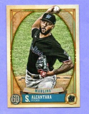 2021 Topps Gypsy Queen  #168  Sandy Alcantara - Miami Marlins - Image 1 of 2