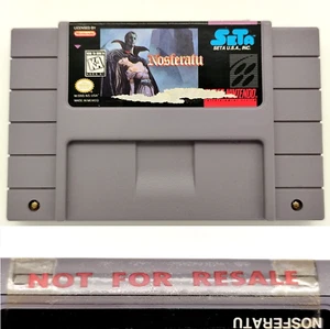 Nosferatu (Super Nintendo SNES, 1995) *Nur Karton* Original NFR Not For Resale! - Bild 1 von 6