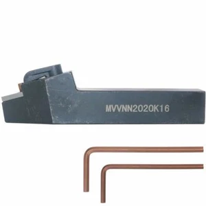 MVVNN 2020K16 20mm×125mm CNC Neutral Turning Tool Holder,For VNMG1604** Inserts - Picture 1 of 5