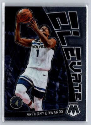 2022-23 Panini Mosaic Elevate #5 Anthony Edwards Minnesota Timberwolves - Image 1 of 2
