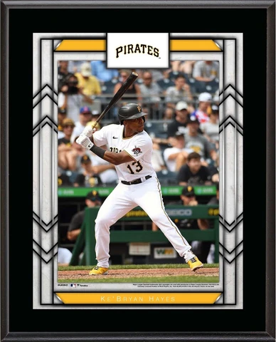 Ke'Byran Hayes Pittsburgh Pirates 10.5" x 13" Sublimated Player Plaque Cover