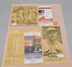 JOHNNY MIZE Double Signed Autographed Poster/Pictures - JSA Authenticated Twice - Picture 1 of 3