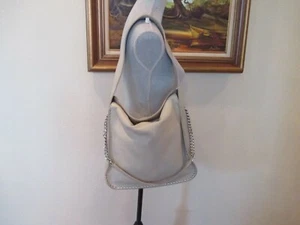 MICHAEL KORS Astor Large Studded Pebbled Leather Hobo Shoulder Bag MSRP $349 - Picture 1 of 10