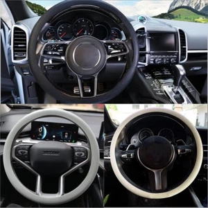 Auto Car Silicone Steering Wheel Cover Non-Slip Grip Universal For 13"-15"inch - Picture 1 of 17