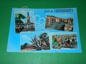 Cartolina Saluti da Caltanissetta - Vedute diverse 1968. - Picture 1 of 1