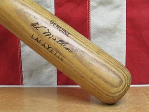 Vintage 1960s Louisville Slugger Baseball Bat Ed Mathews 34" Lafayette College - Picture 1 of 13