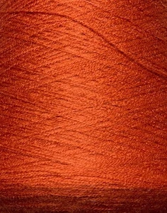 Job lot knitting yarn wool cone 368 grams 100% Acrylic HB 2/30 Rust PP8287 - Picture 1 of 3
