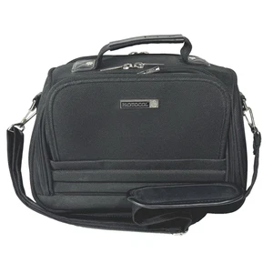 Protocol Black Travel Briefcase Bag Shoulder Strap Carry On Luggage 13"x7"x9" - Picture 1 of 11