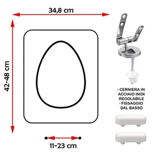 SEDILE COPRIWATER IDEAL STANDARD VELARA BIANCO - Foto 1 di 6