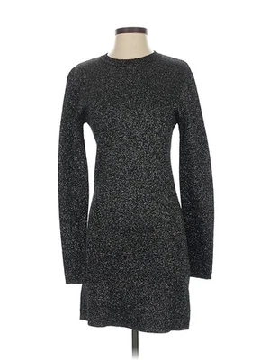 Vestido informal gris para mujer Pam & Gela S Foto 1 de 4