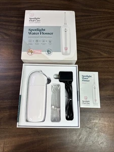 Spotlight Oral Care Water Flosser with 4x Flosser Tips NEW - Picture 1 of 13