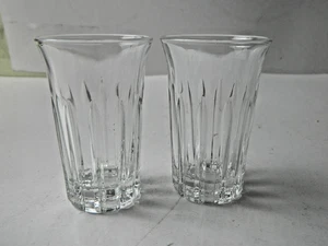 LIBBEY'S KLARGLAS SCHNAPSGLÄSER (ZWEI), 3" HOCH, 1960er JAHRE - Bild 1 von 5