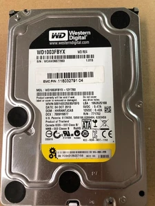 WD 1TB 3,5 Zoll Festplatte WD1003FBYX-12Y7B0, getestet - Bild 1 von 2