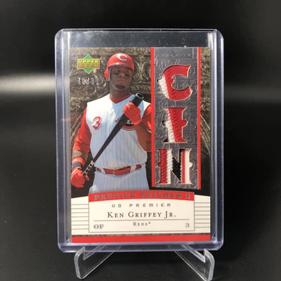 2007 Upper Deck Premier Ken Griffey Jr Premier Patches 3 CIN REDS /89 #PP3-KG2 - Imagem 1 de 3