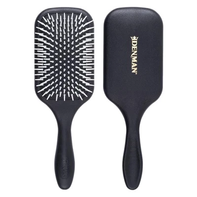 Denman Power Paddle for Fast and Comfortable Detangling Blow All Black  - Image 1 of 4