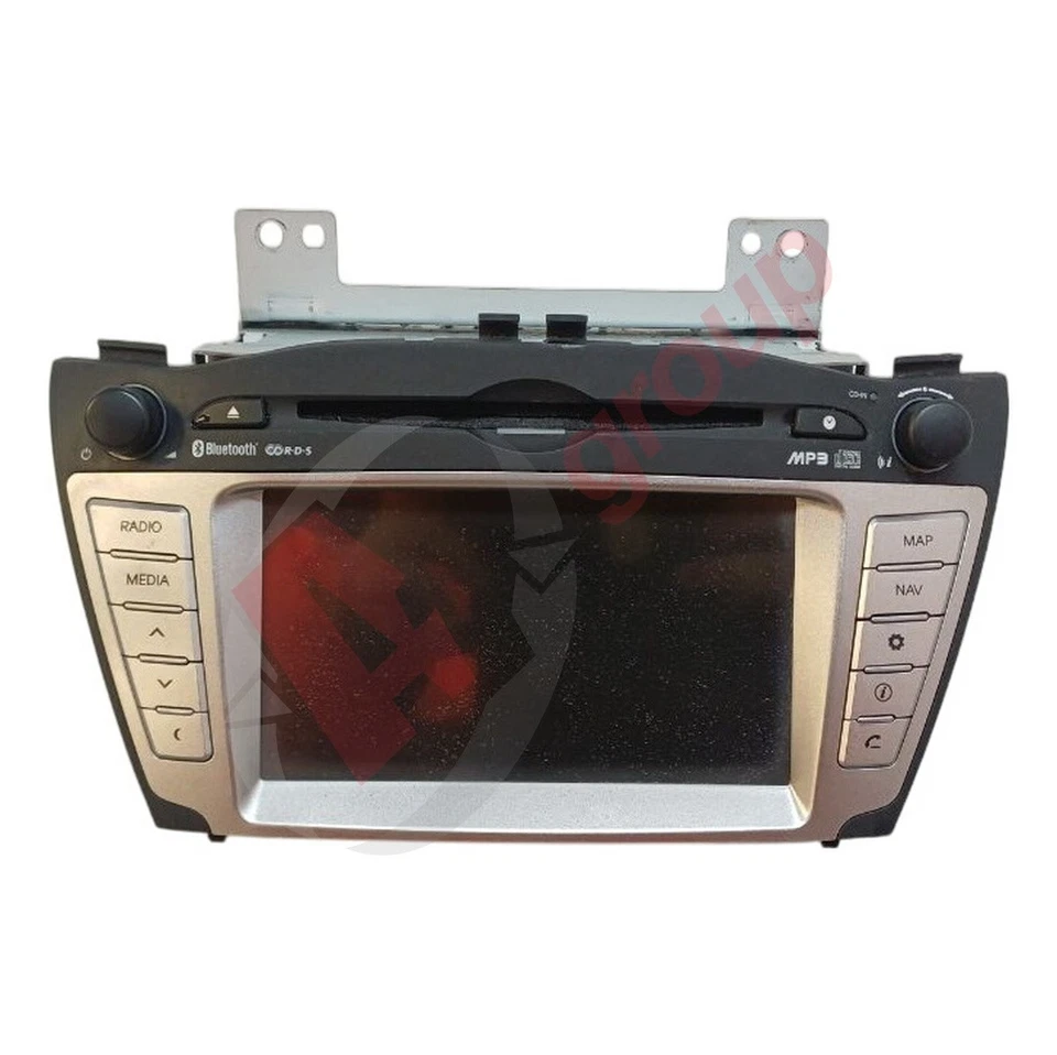 HYUNDAI IX35 PREMIUM CRDI 10-13 SAT NAV RADIO DISPLAY SCREEN 96560-2Y500TAN - Image 1 of 4