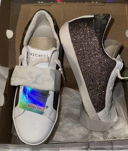 Incignito vibez sneaker Skechers street 10 M Women 2021 Limited Ed LEATHER NIB - Picture 1 of 11