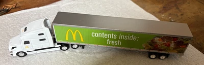 Vintage 1994 McDonald's "Contents Inside:Fresh" Volvo Tractor Trailer w/orig box - Image 1 of 4