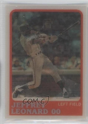 1988 Sportflics Jeffrey Leonard #82 - Image 1 of 2