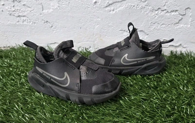 Nike Flex Runner Tripple Black Slip On Sneaker Toddler 7c - Image 1 of 4